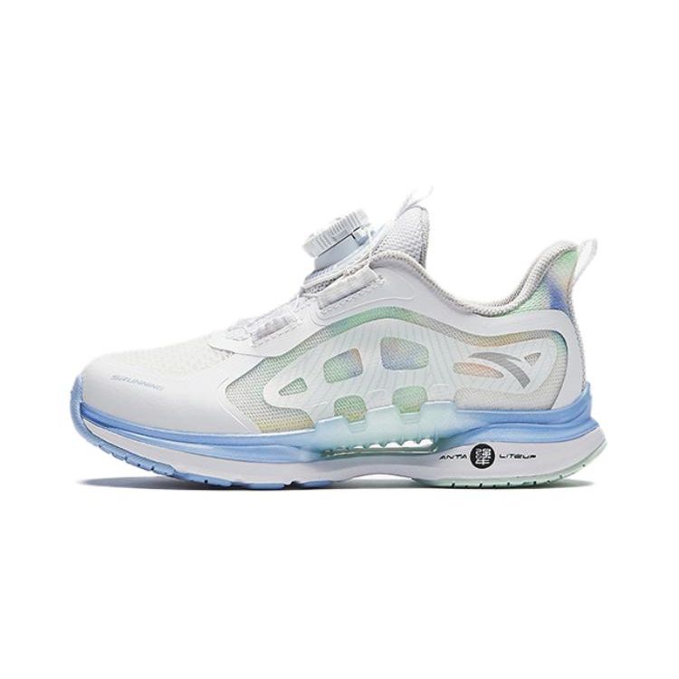 Anta Breathable Low-Top Kids Running Shoes Kids sneakers White Blue A322429978-1
