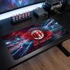 Tappetino per Mouse Grande Stampato AC Milan, Tappetino Morbido in Gomma Antiscivolo per Scrivania da Gioco per Ufficio Laptop Computer Decorazione