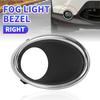 Car Front Fog Light Lamp Bezel Trim Cover For Nissan Qashqai J11 MK2 2014 2015 2016 2017 Fog Lamp Frame Cover Auto Accessories