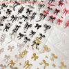 1 Blatt Kawaii Schleife Selbstklebende Nail Art Aufkleber DIY Maniküre Dekor Schleifensticker Schleife&Band Nagelsticker
