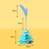 New Interactive Cat Toys Rotatable Intelligence Training Pet Cat Turntable Balls Feather Cat Amusement Plate Pet Supplies