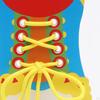 10 Pieces Baby Busy Board Montessori Toy Tie Shoelaces Toddlers Learning Cognitive