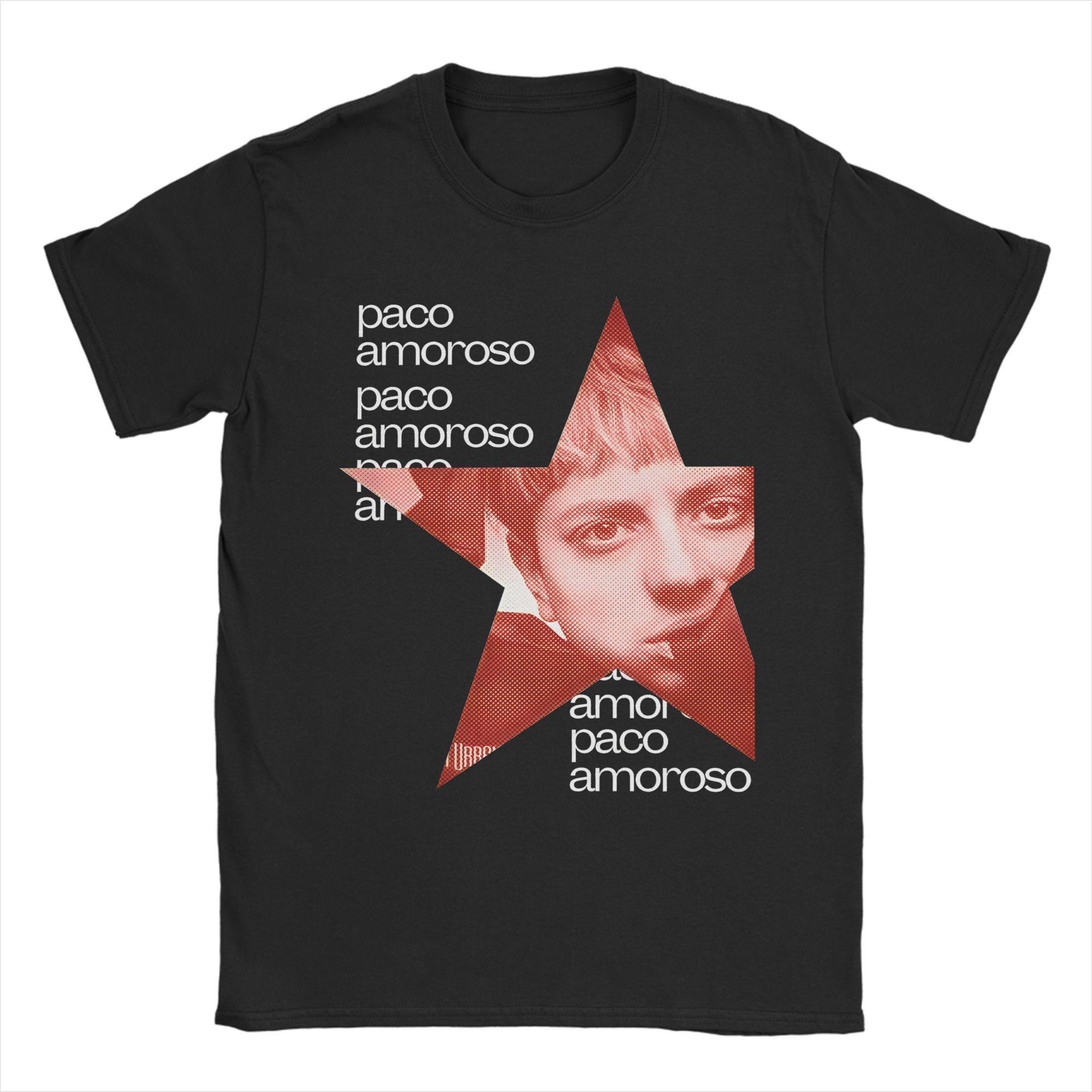 Paco Amoroso Star Face Graphic T-shirt L