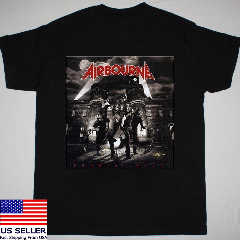 

AIRBOURNE BAND Airbourne Dortmund BURNING WILD FULL SIZE S-5XL Unisex T-Shirt S