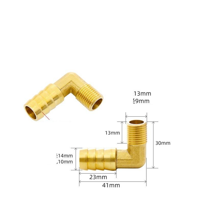 Messing Schlauchanschluss 4mm-19mm Tülle 1/8" 1/4" 1/2" 3/8" BSP Innengewinde Kupferverbinder Gelenk Kupplung Adapter