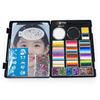 Tinta Facial e Corporal Natural à Base de Água Temporária para Adultos Adolescentes-Uso em Festival Paleta de Bolo Dividido Cores Personalizáveis