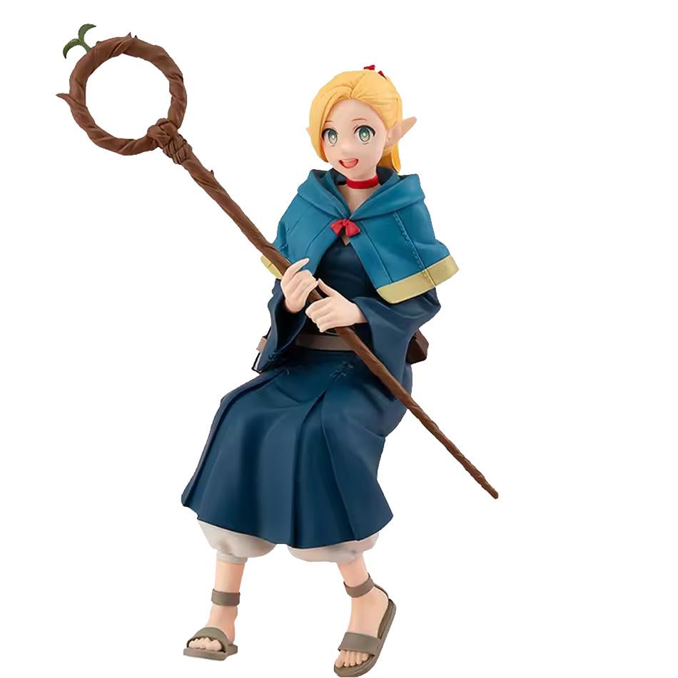 Anime Girl Statue - Delicious in the Dungeon Marcil Donato Sitting Doll Toy Gift with Dungeon Food Leo Stouten Action Figure
