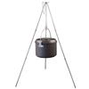 Disassemble Tripod Grills, Portable Outdoor BBQ Grill Foldable Hanging Design Cooker for Camping, Picnic, BBQ Cooking