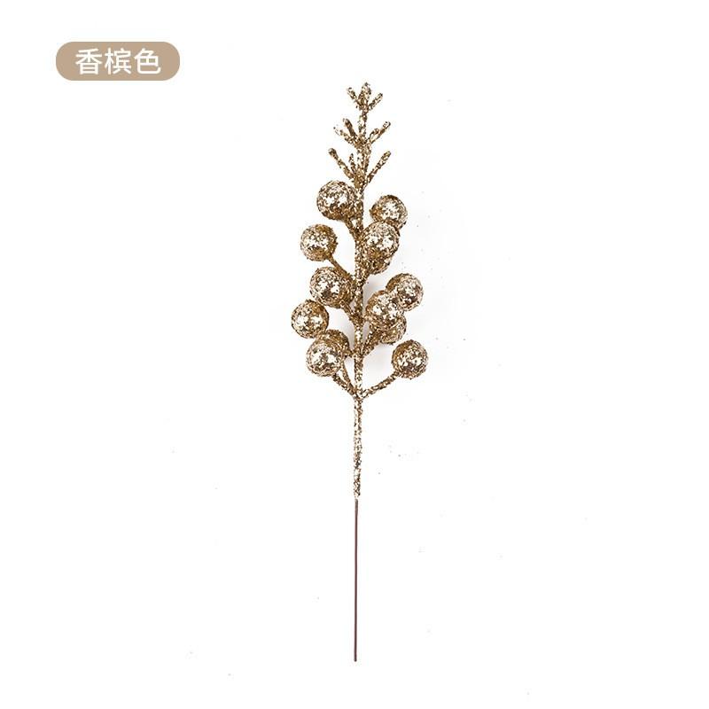Plastic Christmas Flower Decorations Tree Ornamentation Festive Holiday Party Home Xmas Decoration Supplies