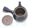 Specially Crafted Rounded Teapot with a Ruri Made In Japan by Banko Ware Glaze, 450ml,