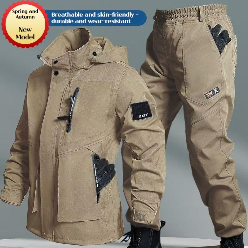 Luxury Training Suit Men Men's Sports Suits Tracksuit Sports Suit Man Clothes Waterproof Windproof and Warm Assault Suit