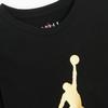 Jordan Jumpman Flight Logo Print Ribbed Crewneck Sports Short Sleeve T-Shirt Men Tops Black AO0664-011