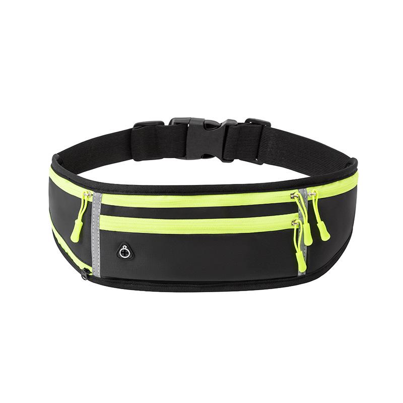 Waterproof Shockproof Fitness Waist Bag for Cycling & Running with Phone Holder & Bottle Space