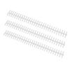 10 Pcs Loose Leaf Binding Spine 30 Hole Cuttable Wear Resistant PP Plastic 10mm Binding Comb for Student