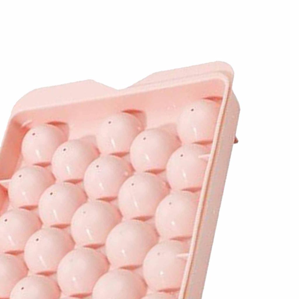 33 Grid Ice Tray with Lid Compact Freezing Balls Mold PP Plastic Sphere Ice Cube Maker for Home Use