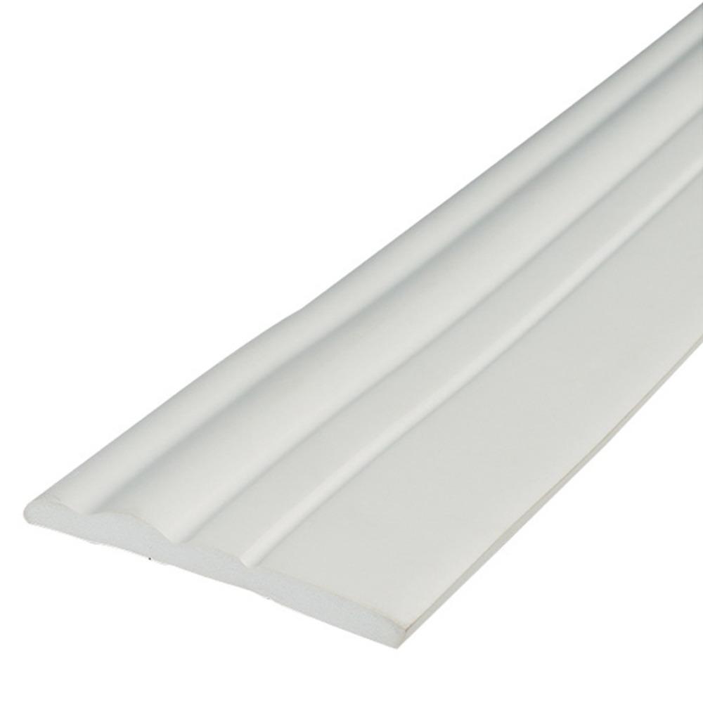 Self Adhesive Baseboard Trim Paintable Caulk-Compatible Wall Base Peel and Stick Flexible Molding Trim Strip Chair Rail