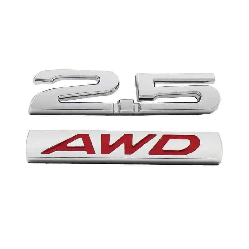 3D 2.5 AWD for CX-5 CX-7 CX-9 RX7 RX8 626 MX5 Car Fender Side Trunk Nameplate Decal Emblem Badge Sticker