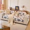 Fleece Boho Jacquard Verdicken Warm Winter Sofaüberwurf, Rutschfest Weiches Sofa Handtuch Wohnzimmer Möbeldekor Überwurf Sofa Handtuch
