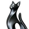3D Printed Cat Figurine, Modern Geometric Cat Sculpture, Minimalist Art Decor for Entryway Desk Shelf, Cat Lover Home Gift