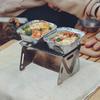 Portable Foldable Mini Camping Grill for Travel & Outdoor Picnics
