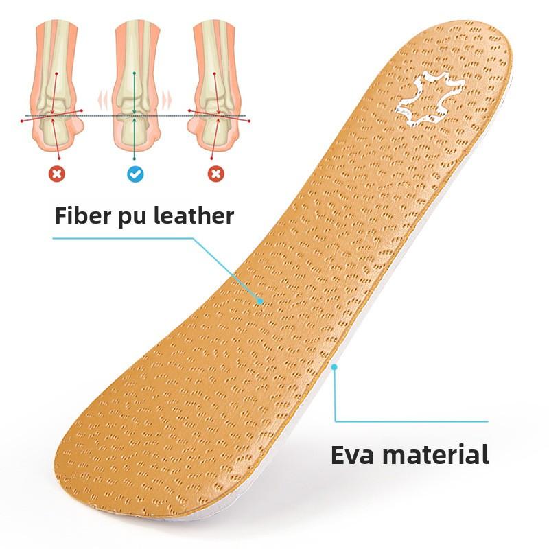 Positive O Seven-point Pad 3/4X Type O-shaped Leg Orthopedic Insole Foot Inversion Inner and Outer Eight-character Shock Absorption Sports Half Pad