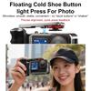 Aluminum Alloy Camera Handle with Rapid Detach Mechanism for Action 5Pro/4/3 Cameras Cold Shoe Mounts Ergonomic Design