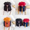 Canvas Kids School Backpack With Padded Straps For Preschool Children