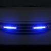 2pcs Car Wind Power Daytime Running Light LED Front Center Net Auxiliary Light Auto DIY Decoration Supplies Wind Energy Lamp