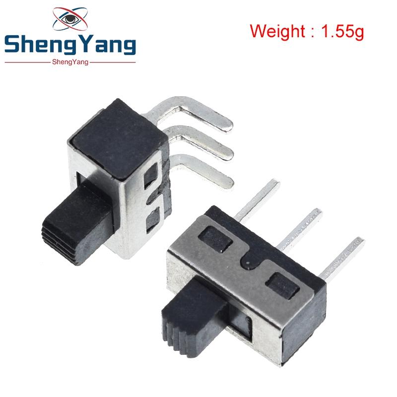 10/20/50PCS SS12D10 SS12D06 Toggle Switch 3Pins Straight Feet Handle High 5mm Spacing Of 4.7mm 3A 250V SS12D10 Power Switches