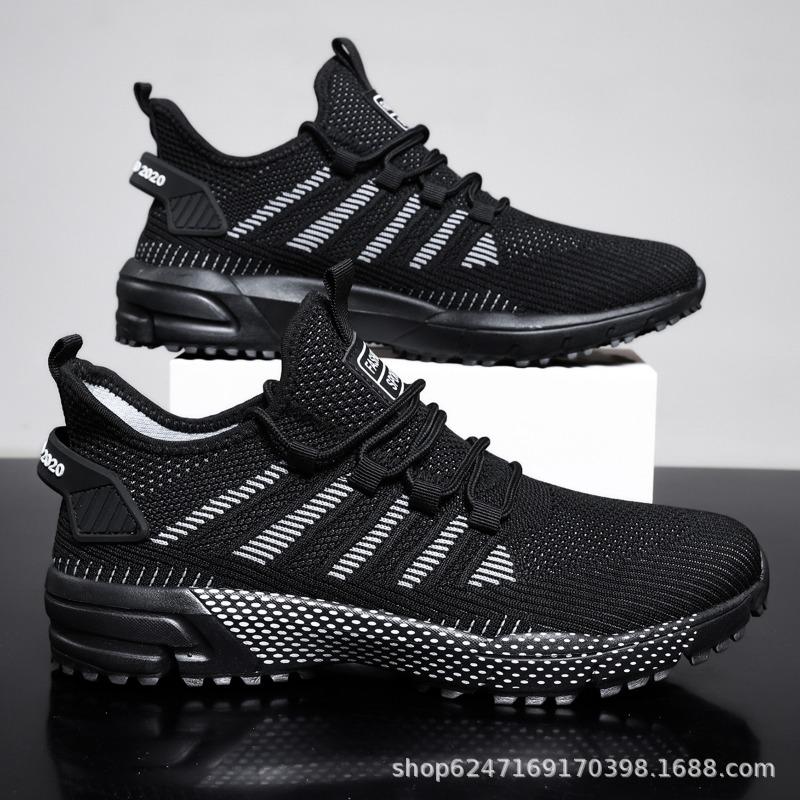 Ανδρικά Αθλητικά Παπούτσια από Διαπνέον Πλεκτό Ελαφριά Παπούτσια για Περπάτημα Μοντέρνα Casual Υποδήματα για Προπόνηση Καθημερινή Χρήση