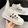 Fashion Women Thick-soled Shoes Mesh Summer Women Shoes 2025 New Style Breathable  Casual Sports Shoe Women Sneakers Platform Shoes