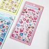 1/8Pcs 3D Sanrio Stickers Anime Sanrio Kuromi Hellokitty My Melody Cinnamoroll Hangyodon Bag Cases Decoration Birthday Gifts