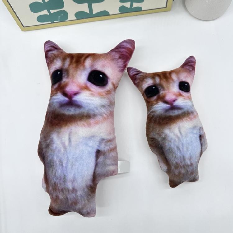 Animals Plush Throw Pillow Felines Stuffed Toy El Gato Animals Plush for Relaxation and Playing Stuffed Animals Doll