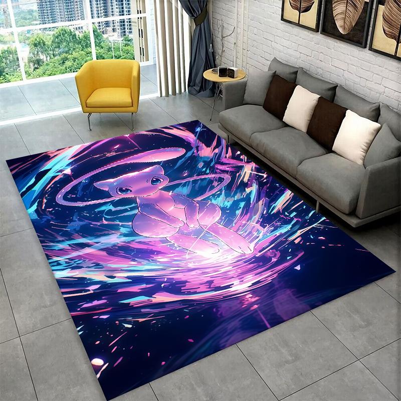 

Cute Pokemon Pikachu Cartoon Carpet Rug for Playroom Bedroom Living Room Sofa Home Decor,kid Game Area Rug Non-slip Floor Mat 40x60cm