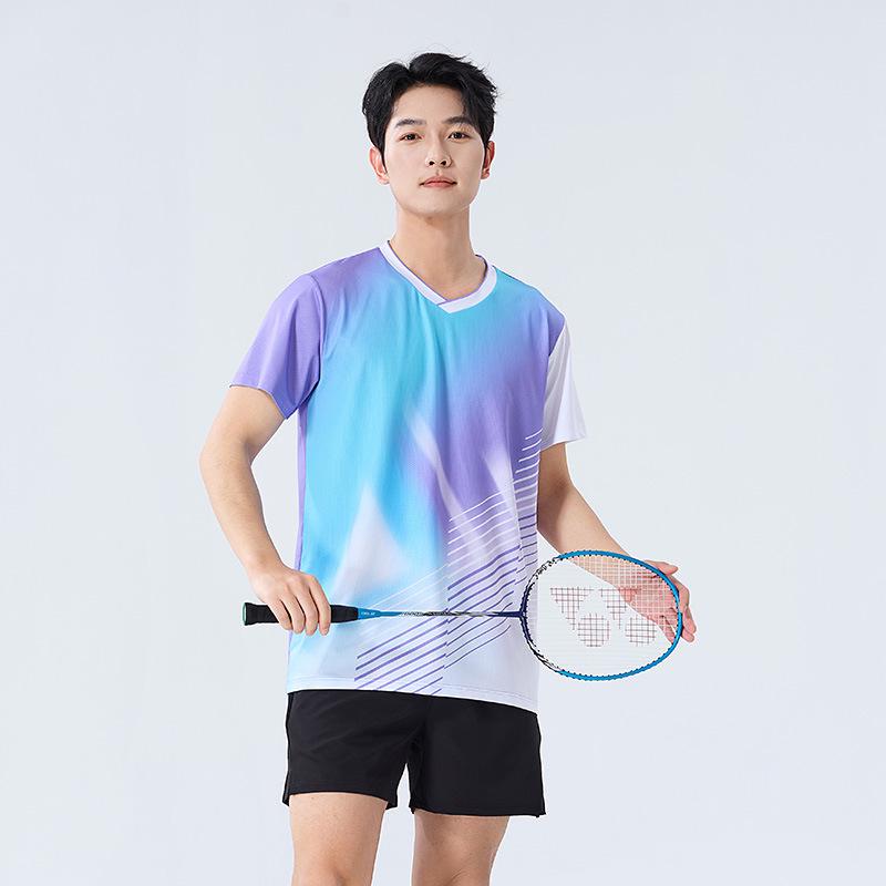 Quick-Dry Breathable Badminton, Tennis & Volleyball Uniform Set for Women & Men with Printed Numbers