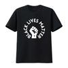 BLM Black Lives Matter Fist Crewneck Softstyle Cotton DEI Tee T Shirt Gender Neutral Gift Vintage Washed Stylish Streetwear