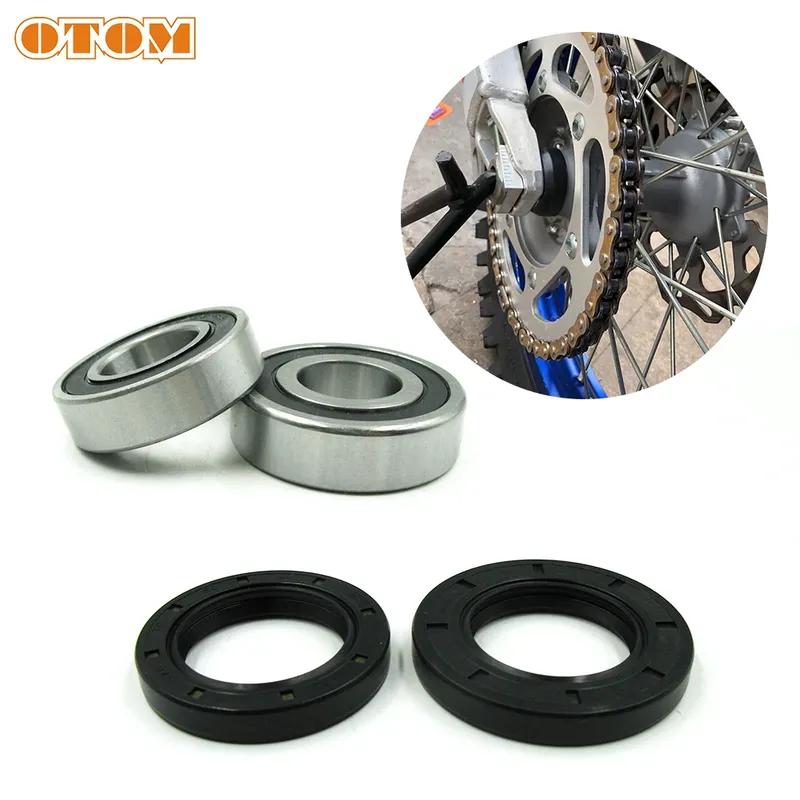 OTOM Motocross Rear Wheel Bearing Hub Oil Seal Kit For YZ125 YZ125X YZ250FX WR400F 426F 450F Motorcycle Wheel Bearing Kit