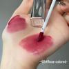 TOOT DODO Heart-Shaped Mirror Lip Gloss - Silver Tube, Moisturizing & Plumping Lipstick, Nude Makeup, Shade 820