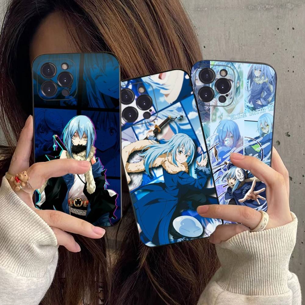 Slime Anime Rimuru Tempest Phone Case For IPhone 16 15 14 13 12 Mini 11 Pro XS Max X XR SE 6 7 8 Plus Soft Silicone Cover