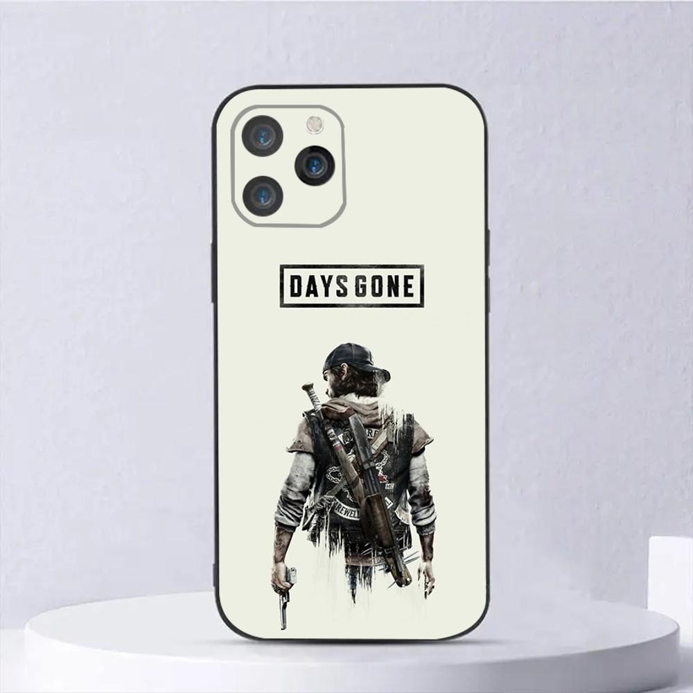 

Чехол для игрового телефона Days G-Gone для iPhone 15,14,13,12,11,Plus,Pro Max,XS,X,XR,SE,Mini,8,7 Мягкий силиконовый черный чехол iPhone14Plus