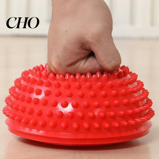 Sensory Development Toy Balance Ball Anti-Slip Thickened Base Hemispheric Massage Design Colorful Non-turning Trainer Preschool Activity Family