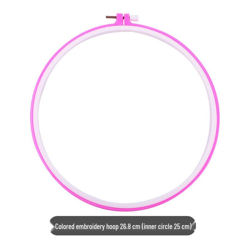 Colorful DIY Hand Embroidery, Cross Stitch, and Fixing Frame Set