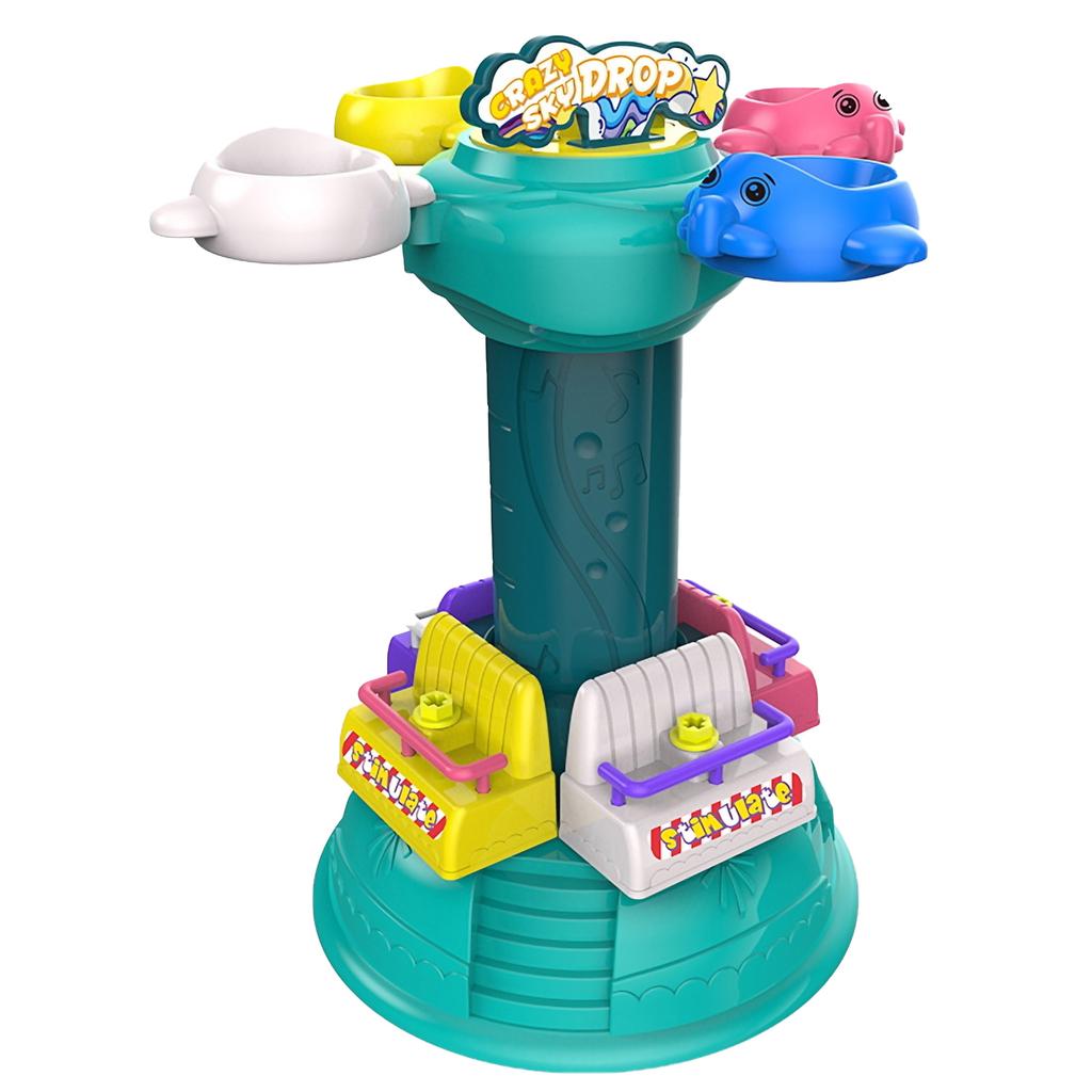 Little People Toys Amusement Park Jumping Machine For Toddlers Diy