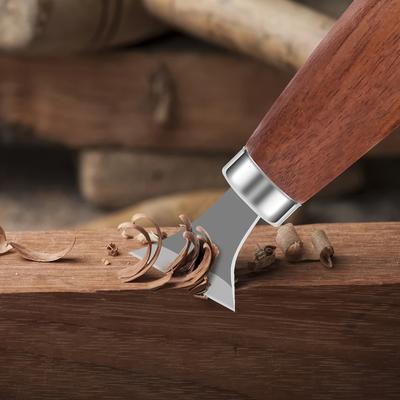 Ensemble de couteaux à sculpter robustes en acier au carbone, Outils de sculpture exquis et durables, Ensemble d'outils pour le travail du bois