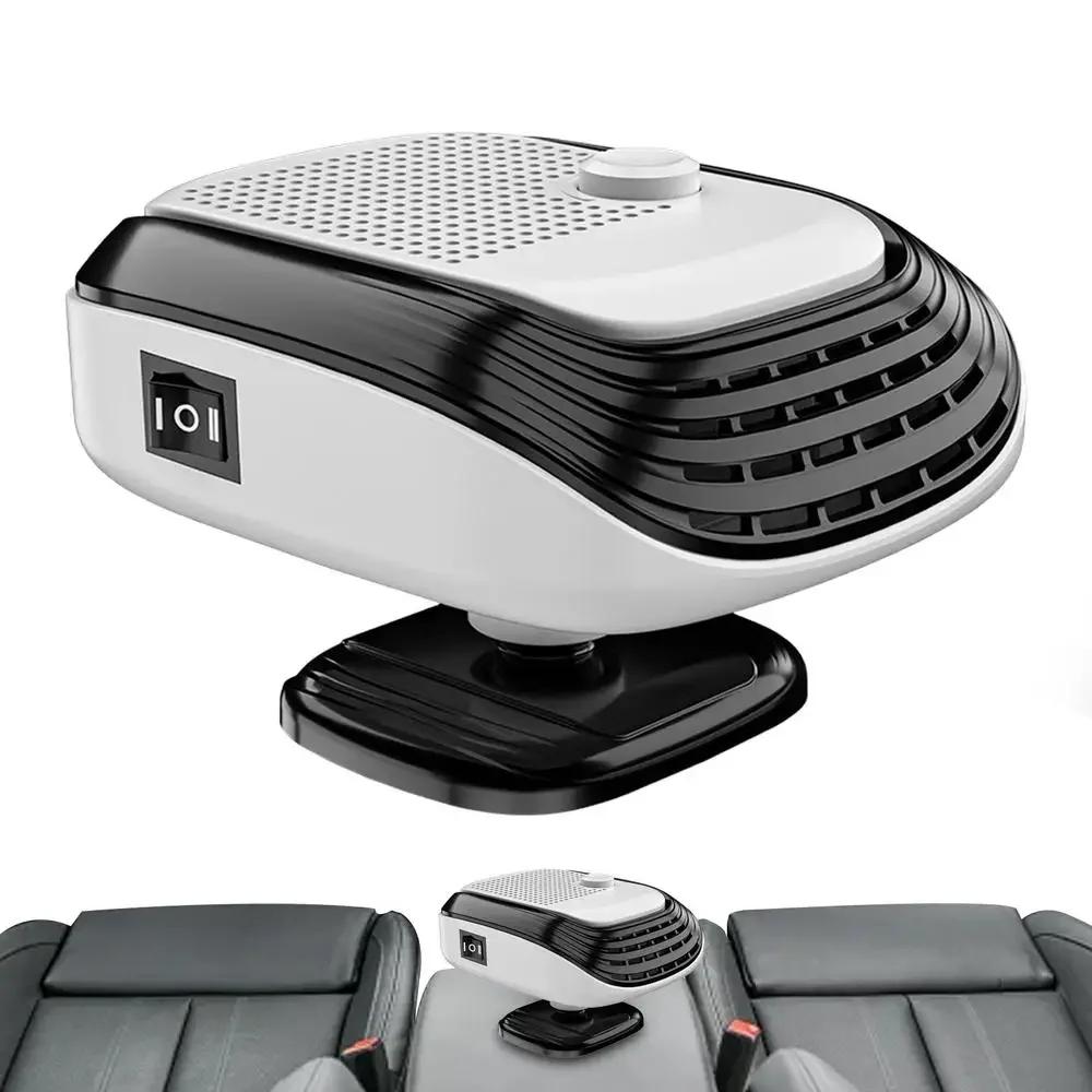Car Heater Winter Fast Heating 12V 24V Electric Heated Fan Windshield Defogging Heating Cooling For Truck RV SUV Travel Camper