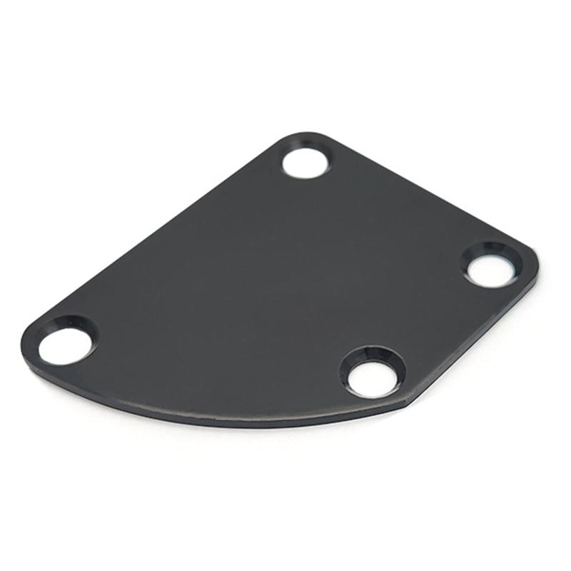 Guitar Replacement Kit 4 Hole Neck Plate Joint Back Mounting Plate with 4 Screws