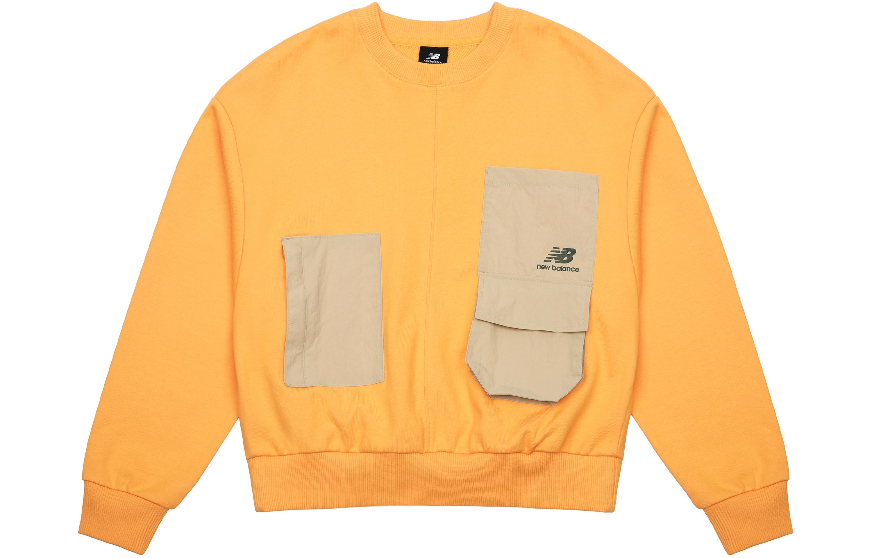 

New Balance Sweatshirts Women s Orange Red Crew Neck Moderate Regular AWT13331-HAB XL