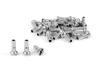 Nipple Spoke 12 Mm, Steel, Silver - Pack of 40 Pcs.