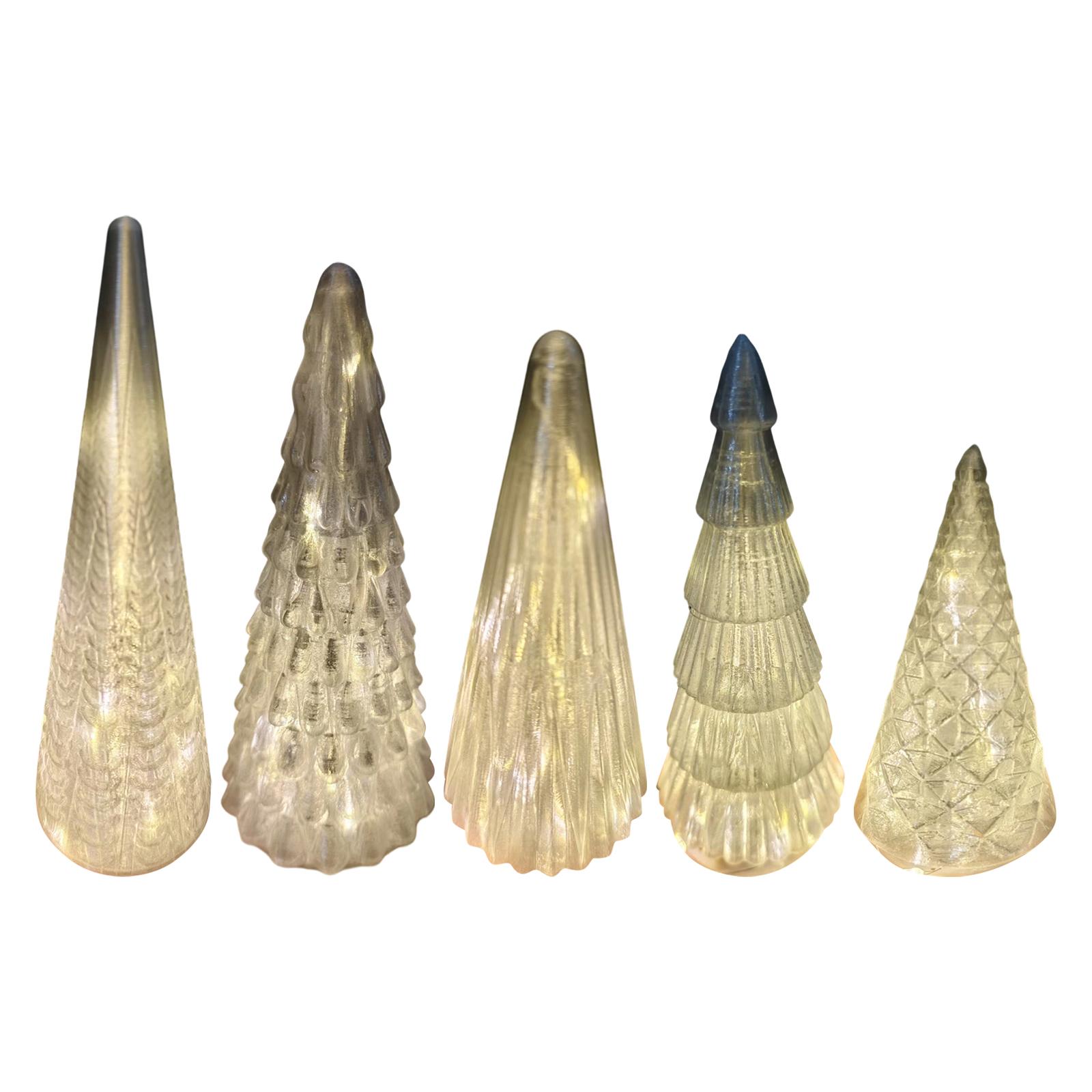 

5 Pcs Christmas Decorations, Christmas Tree Ornaments, Christmas Gifts, A Surprise For Friends And Family, A Christmas Atmosphere Holiday Gift One Size серебряный