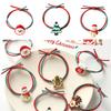 Christmas Hair Ties for Women And Kids Elastic Baby Hair Ties No Damage Ponytail Holder Toddler Hair Ties